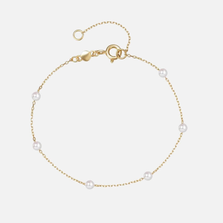 Pearl Circle Bracelet
